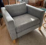 IKEA karlstad stoel met extra hoes - goede staat!, Minder dan 150 cm, Gebruikt, Stof, Eenpersoons