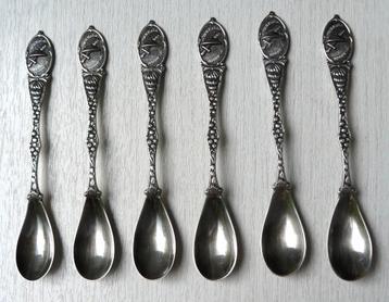 Indonesië/Indië, zes theelepels in doos demobilisatie Indië. beschikbaar voor biedingen