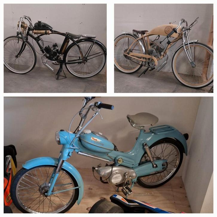 Mooie oude brommers ook per stuk te koop., Fietsen en Brommers, Brommers | Oldtimers, Overige merken, Ophalen