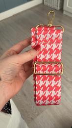 Super Mooie Roze Geruite Tassenband - Nieuw!, Ophalen of Verzenden, Nieuw, Roze, Overige typen