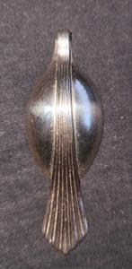 Aparte hanger van verzilverd lepeltje, Overige materialen, Overige voorstellingen, Verzenden, Zo goed als nieuw