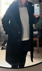 Zwarte fur damesjas, Kleding | Dames, Ophalen of Verzenden, Zo goed als nieuw, Maat 42/44 (L), Zwart