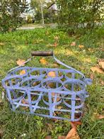 Frans Brocante flessenrekje voor 8 flessen -in prachtig Lila, Ophalen of Verzenden