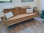 Stijlvolle ruime goudbruine velours 2 zitsbank rodeo, Ophalen, Gebruikt, 150 tot 200 cm, Tweepersoons