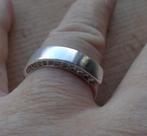 zilveren ring ESPRIT met rijen steentjes zijkant [951], Verzenden, 19 tot 20, Zo goed als nieuw, Dame