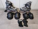 Salomon Inline Skates maat 45 + beschermingsmiddelen, Sport en Fitness, Skeelers, Ophalen of Verzenden, Zo goed als nieuw, Heren
