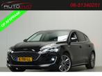 Ford Focus 1.0 EcoBoost Hybrid Vignale LEER LED B&O HEAD UP, Auto's, Ford, Gebruikt, Zwart, 24 km/l, Handgeschakeld