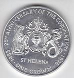 Sint Helena, 1 Crown, 1978, zilver, Postzegels en Munten, Munten | Afrika, Zilver, Ophalen of Verzenden, Losse munt, Overige landen