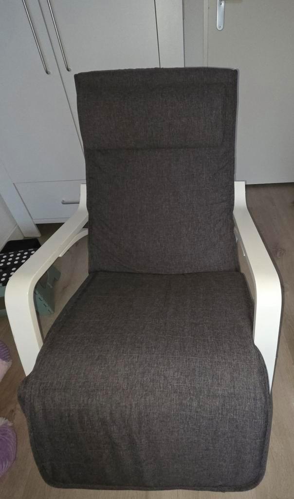 Comfortabele Schommelstoel - Relax en Ontspan!, Huis en Inrichting, Fauteuils, Gebruikt, Hout, Stof, 50 tot 75 cm, 75 tot 100 cm