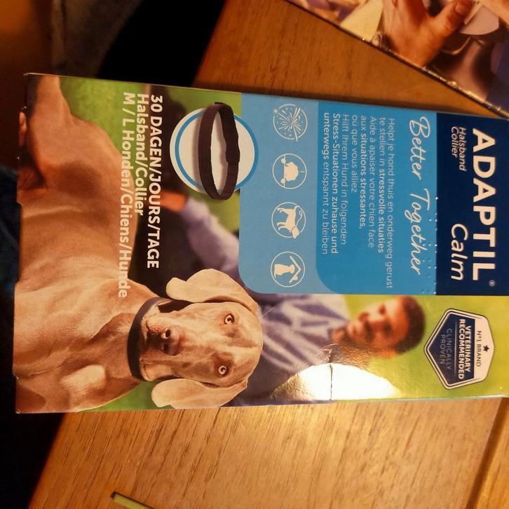 Adaptil halsband rustgevend vuurwerk angst, Dieren en Toebehoren, Honden-accessoires, Ophalen of Verzenden