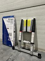 Telescoopladder | 3.80M | Ladder | Hydraulisch | Nieuw!, Nieuw, Ophalen of Verzenden, Ladder, Opvouwbaar of Inschuifbaar