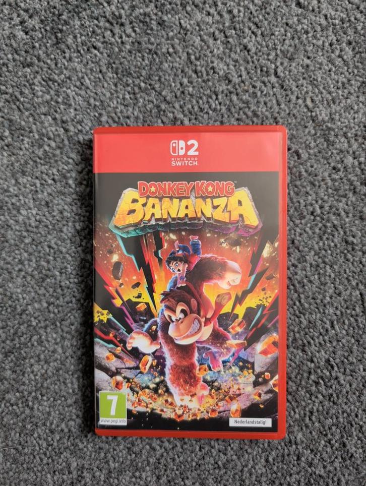 Donkey Kong: Bananza - Nintendo Switch, Spelcomputers en Games, Games | Nintendo Switch, Zo goed als nieuw, Platform, 2 spelers
