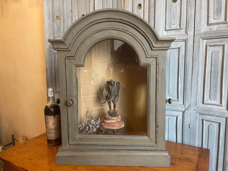 Relikwie Kastje Vitrinekastje Verzamelkastje Beeldenkastje, Antiek en Kunst, Antiek | Woonaccessoires, Ophalen of Verzenden