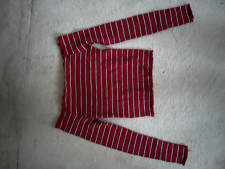 Off shoulder topje rood, Kinderen en Baby's, Kinderkleding | Maat 152, Zo goed als nieuw, Meisje, Shirt of Longsleeve, Ophalen of Verzenden