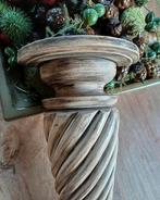 Stoere Brocante Console massief hout landelijk Engelse, Antiek en Kunst, Curiosa en Brocante, Ophalen of Verzenden