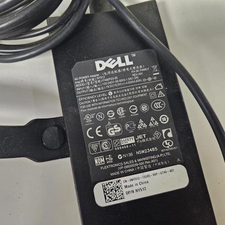 Dell adapter NY512, 19.5V AC power adapter, Computers en Software, Pc- en Netwerkkabels, Gebruikt, Ophalen