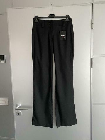 F1275 Angels mt. 36/38=S/M Mary L32 flair broek d-grijs beschikbaar voor biedingen