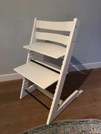 Stokke tripp trapp org wit nieuwste model incl gliders, Ophalen, Gebruikt, Meegroeistoel