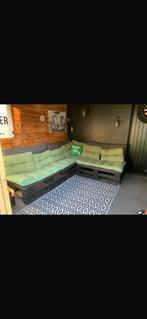 Pallet kussens, Huis en Inrichting, Ophalen, Gebruikt, Blauw, Vierkant