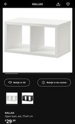 Kallax kast, Met plank(en), Kunststof, Ophalen of Verzenden, Zo goed als nieuw