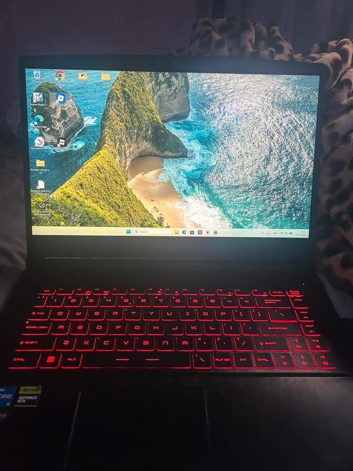 MSI Thin GF63 12UCX Gaming Laptop, Computers en Software, Windows Laptops, Zo goed als nieuw, 15 inch, SSD, 3 tot 4 Ghz, 8 GB