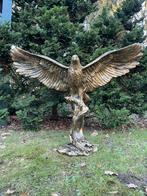 Adelaar arend antiekgoud beeld vogel tuin vijver bos natuur, Ophalen, Nieuw, Kunststof, Dierenbeeld