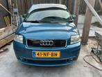 Audi A2 1.4 55KW 2003 Blauw, Voorwielaandrijving, 74 pk, 4 cilinders, Origineel Nederlands