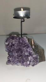 Amethist waxinelicht houder, Ophalen of Verzenden