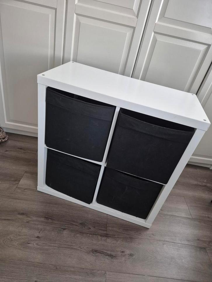 IKEA Kallax Kast 2x2 - Wit, Huis en Inrichting, Kasten | Dressoirs, Gebruikt, 50 tot 100 cm, 25 tot 50 cm, Ophalen