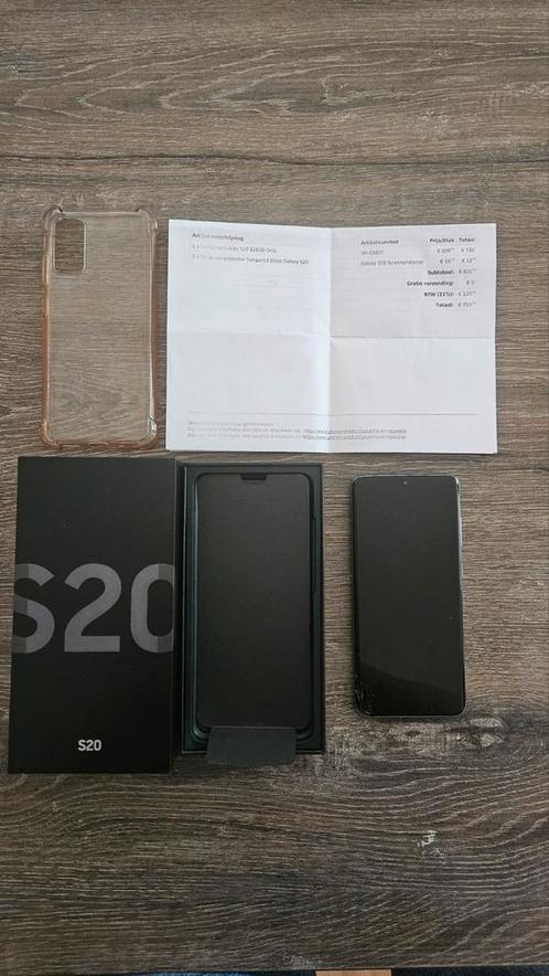 Mooie Samsung S20 mobiele telefoon met originele doosje, Telecommunicatie, Mobiele telefoons | Overige merken, Zo goed als nieuw