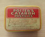 Vintage blikje Potter's Catarrh Pastilles, Verzamelen, Ophalen of Verzenden, Gebruikt, Overige, Overige merken