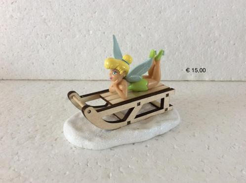 Disney Peter pan : tinkerbell slee - beeldje - kerstdorp, Verzamelen, Disney, Zo goed als nieuw, Beeldje of Figuurtje, Peter Pan of Pinokkio
