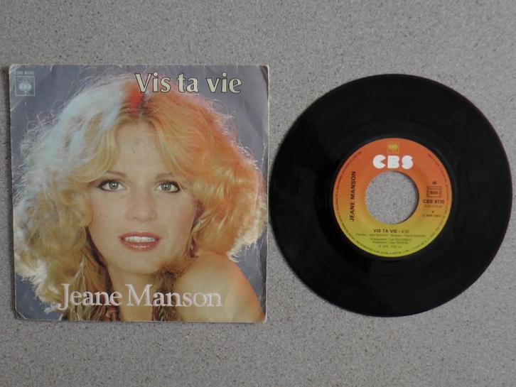 Jeanne Manson - Vis ta vie VINYL SINGLE, Cd's en Dvd's, Vinyl Singles, Gebruikt, Single, Pop, 7 inch, Ophalen of Verzenden