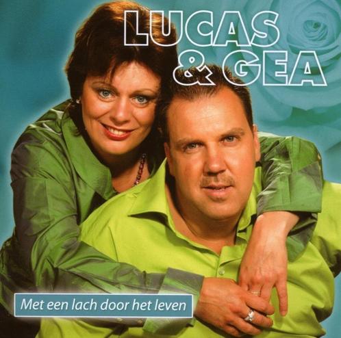 Lucas en Gea - Met een Lach door het Leven  Originele CD Nie, Cd's en Dvd's, Cd's | Nederlandstalig, Pop, Ophalen of Verzenden
