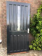 |hardhouten voordeur| buitendeur| enkelglas| 209X93|, Doe-het-zelf en Verbouw, Deuren en Horren, Ophalen, Gebruikt, 80 tot 100 cm