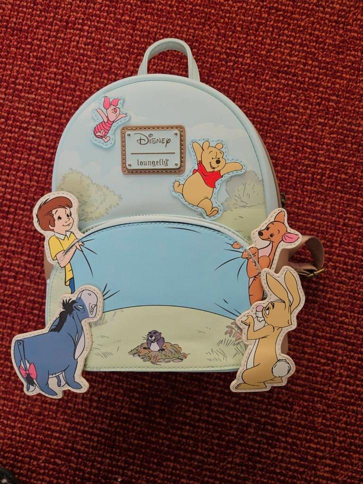 Disney Winnie de Poeh Loungefly Rugzak, Sieraden, Tassen en Uiterlijk, Tassen | Rugtassen, Zo goed als nieuw, Disney of Dora, 25 tot 40 cm