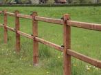22. Omheining | houten omheining | doorsteek omheining, Dieren en Toebehoren, Weidegang, 4 paarden of pony's of meer