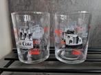 2 aparte Coca-Cola glazen, Verzamelen, Verzenden, Zo goed als nieuw, Frisdrankglas