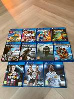 PlayStation 4 + 2 controllers + oplaadstation + 11 spellen, Spelcomputers en Games, Ophalen of Verzenden, Gebruikt, Met 2 controllers