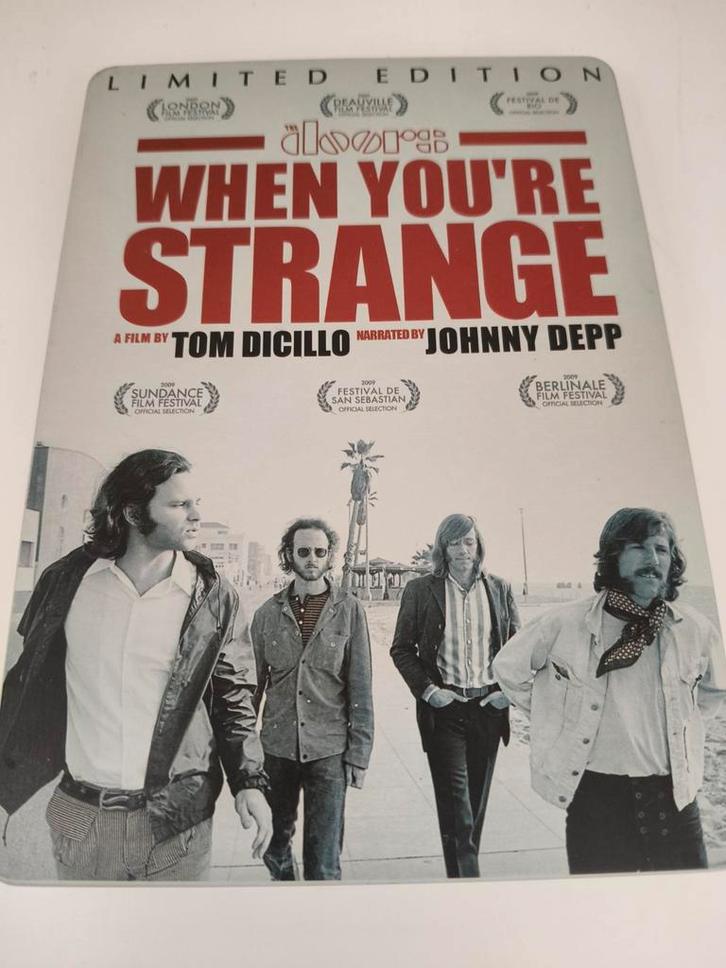 The Doors - When You're Strange ~ Metal Case L.E. 2009, Cd's en Dvd's, Dvd's | Muziek en Concerten, Zo goed als nieuw, Documentaire