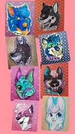 Fursuit naambadge commissions, Ophalen of Verzenden, Zo goed als nieuw