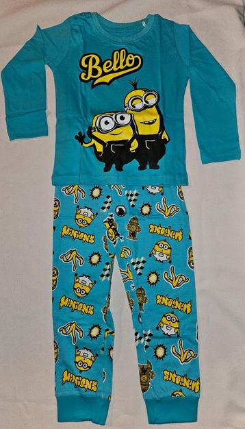 Minions pyjama Bello blauw maat 122