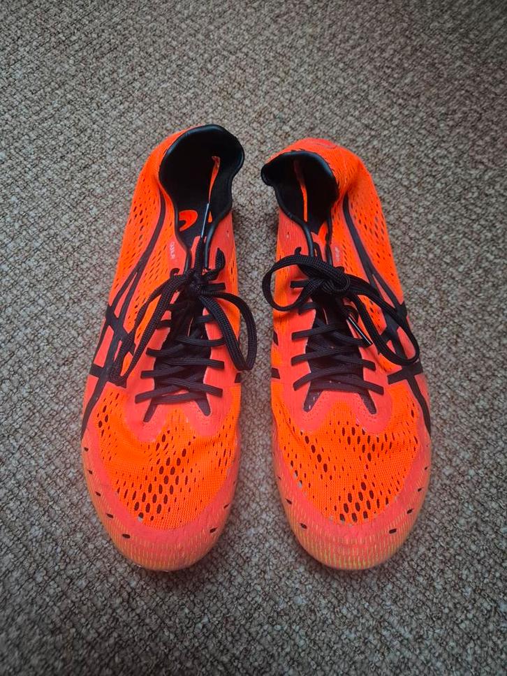 Asics Gun Lap Spikes  Maat 44, Kleding | Heren, Schoenen, Zo goed als nieuw, Sportschoenen, Overige kleuren, Ophalen of Verzenden