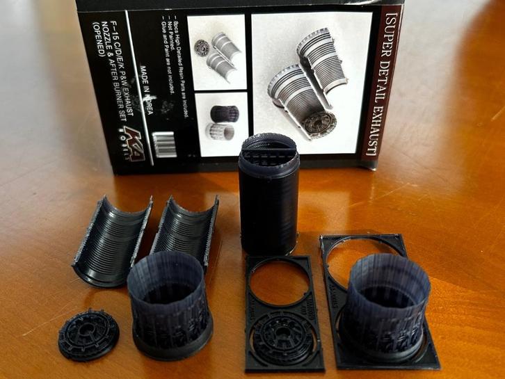 KA Models MA-48033 1:48 F-15 C AFTERBURNER SET, Hobby en Vrije tijd, Modelbouw | Vliegtuigen en Helikopters, Zo goed als nieuw