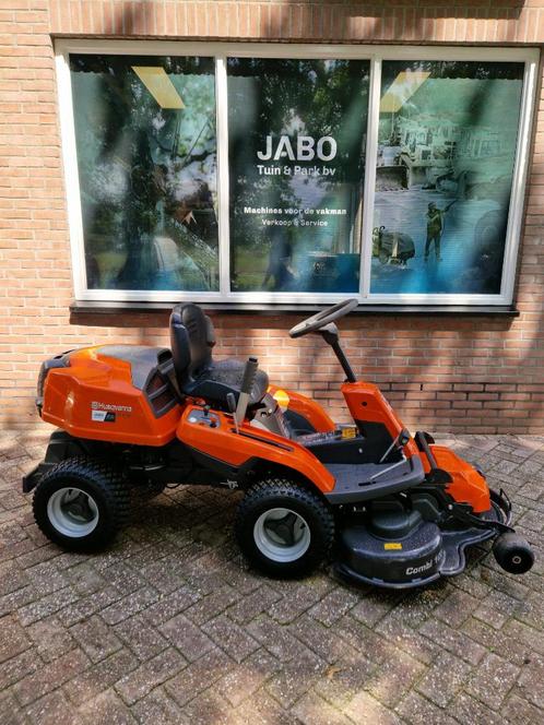 Husqvarna Rider 216, als nieuw!, Tuin en Terras, Zitmaaiers, Zo goed als nieuw, 90 tot 120 cm, Elektrische starter, Mulchfunctie