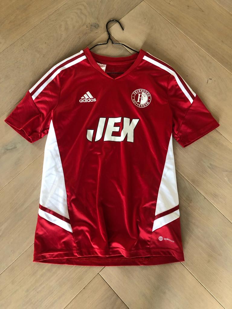 Feyenoord training shirt 24/25 rood wit Adidas, Ophalen, Nieuw, Overige maten, Voetbal