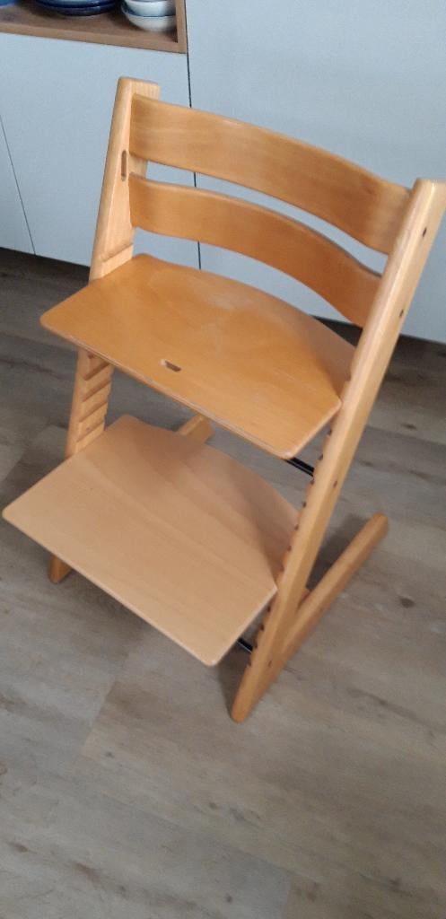 Tripp Trapp kinderstoel, Ophalen, Gebruikt, Meegroeistoel, Gordel(s)