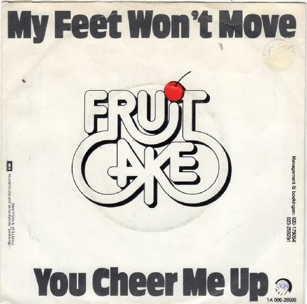 Fruitcake ‎– My Feet Won't Move (1980), Gebruikt, Fotohoes, 7 inch, Ophalen of Verzenden