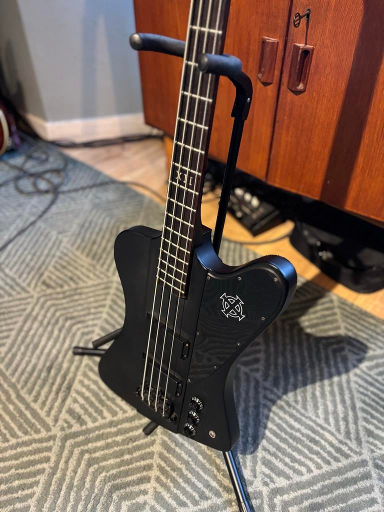 Epiphone Thunderbird - Gothic Editie, Muziek en Instrumenten, Snaarinstrumenten | Gitaren | Bas, Ophalen, Gebruikt, Elektrisch