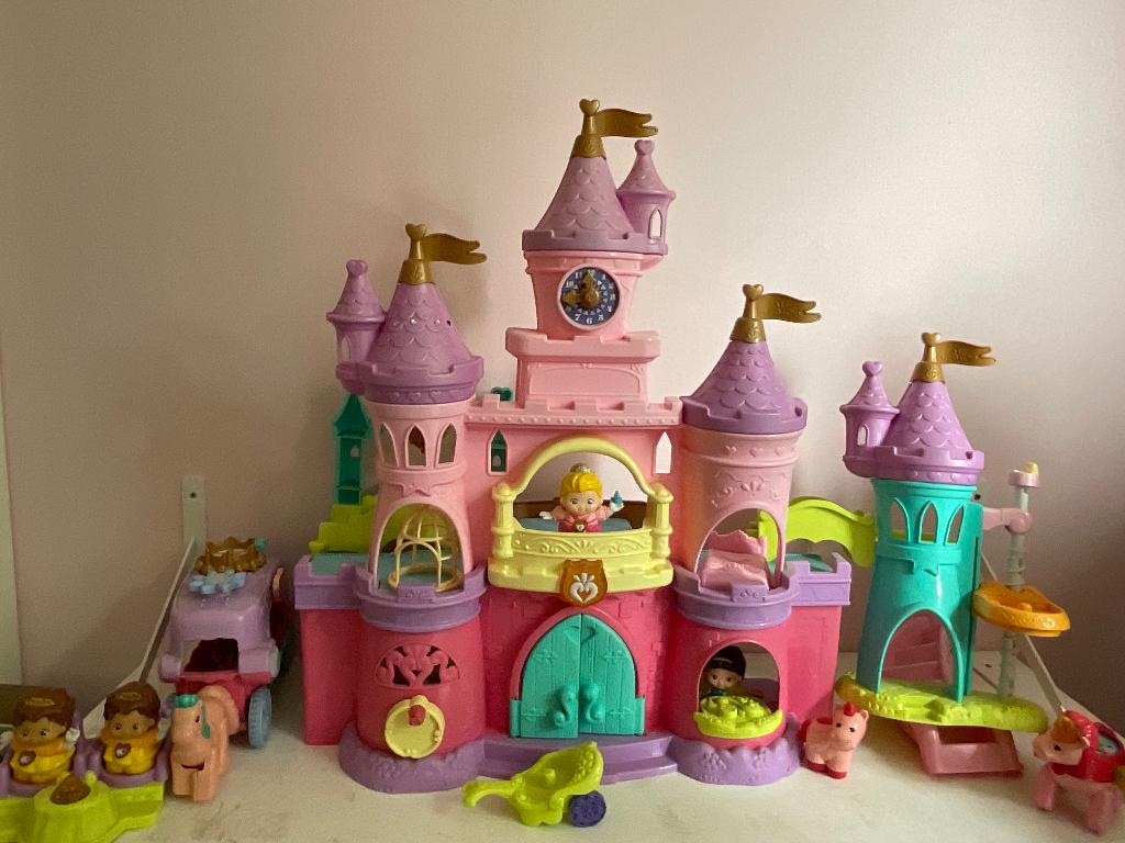 Speelkasteel/ Prinsessenkasteel, Ophalen, Gebruikt, Speelset, Met licht